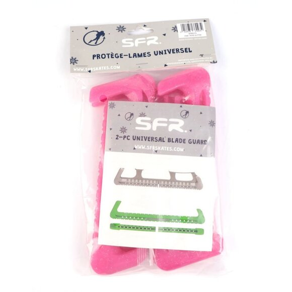 Ice Skate Blade Guards - Universal Size -Pink Glitter Winter Games NEW - Picture 3 of 4